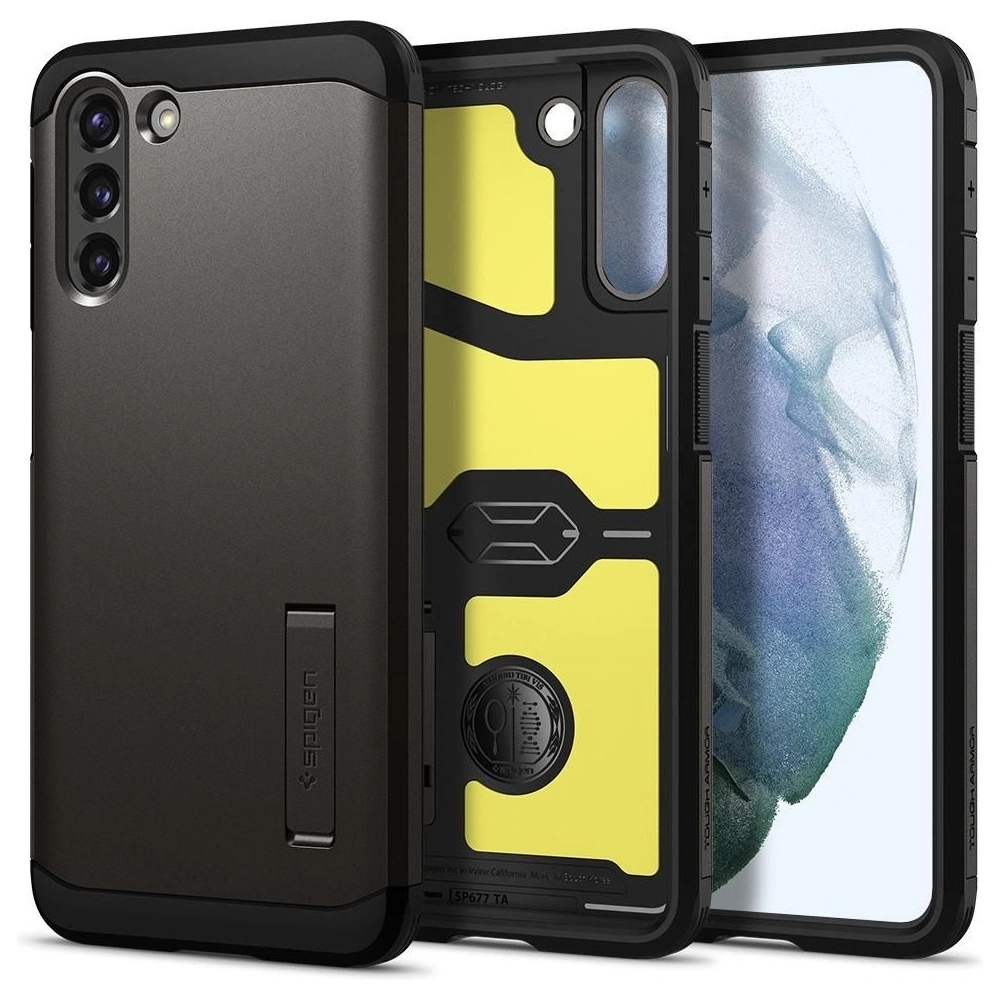 Hurtownia GSM - Etui Spigen Tough Armor Samsung Galaxy S21+ Plus Gunmetal - SPN1441GUN - {ean13} - Hurt
