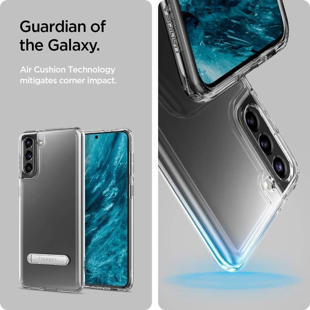 Hurtownia GSM - Etui Spigen Ultra Hybrid S Samsung Galaxy S21+ Plus Crystal Clear - SPN1443CLR - {ean13} - Hurt