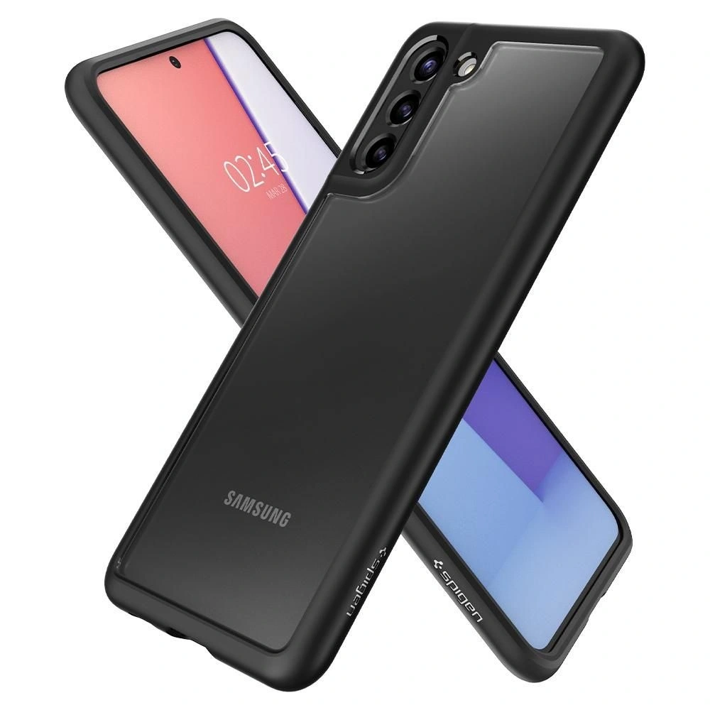 Hurtownia GSM - Etui Spigen Ultra Hybrid Samsung Galaxy S21+ Plus Matt Schwarz - SPN1444BLK - {ean13} - Hurt