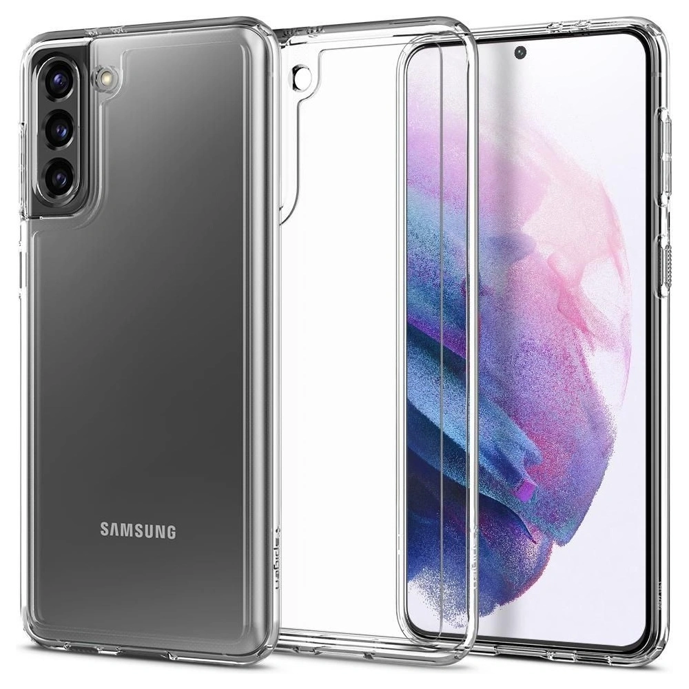 Hurtownia GSM - Etui Spigen Ultra Hybrid Samsung Galaxy S21+ Plus Crystal Clear - SPN1445CLR - {ean13} - Hurt