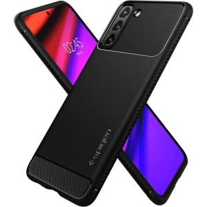 Hurtownia GSM - Etui Spigen Rugged Armor Samsung Galaxy S21+ Plus Matt Schwarz - SPN1449BLK - {ean13} - Hurt