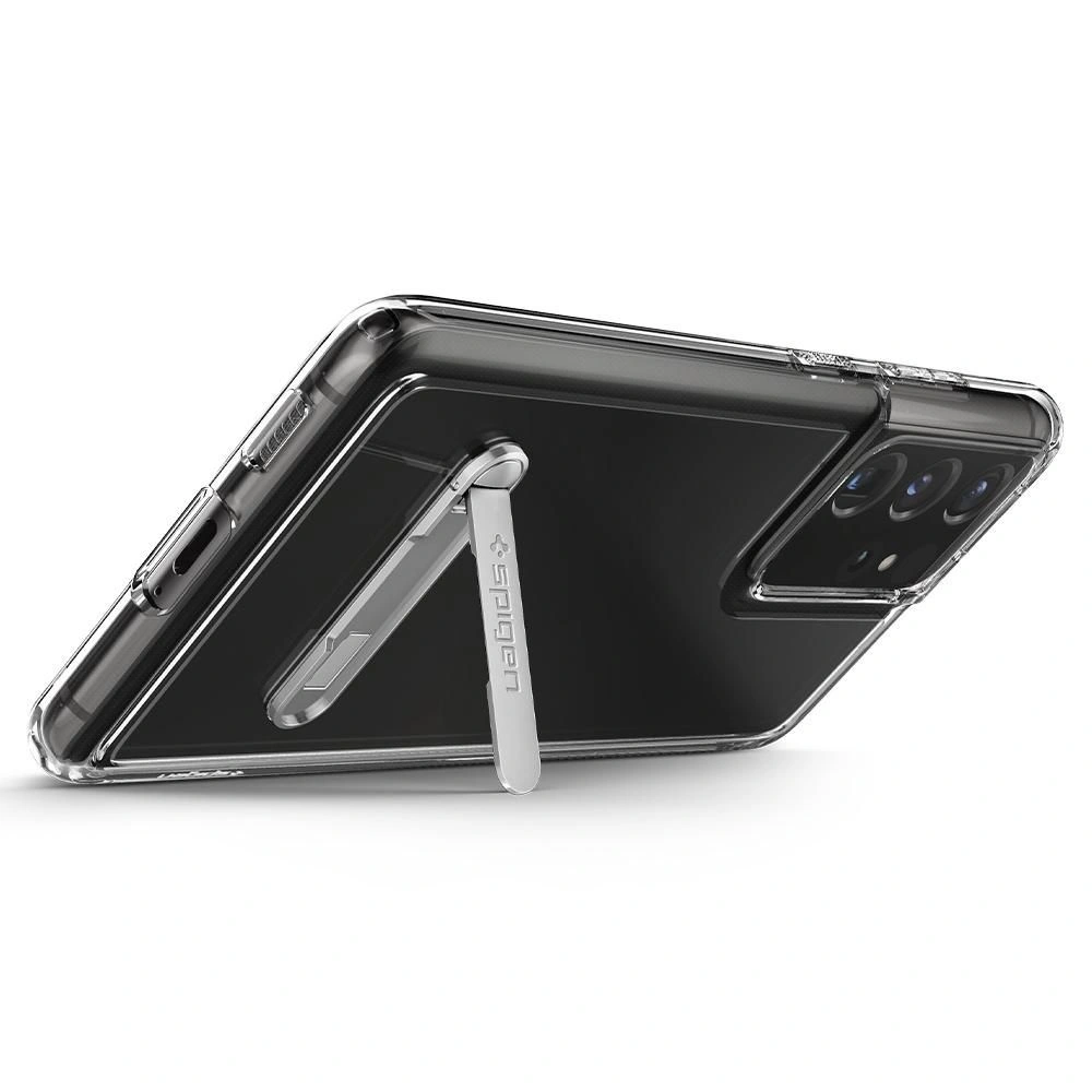 Hurtownia GSM - Etui Spigen Ultra Hybrid S Samsung Galaxy S21 Ultra Crystal Clear - SPN1453BLK - {ean13} - Hurt