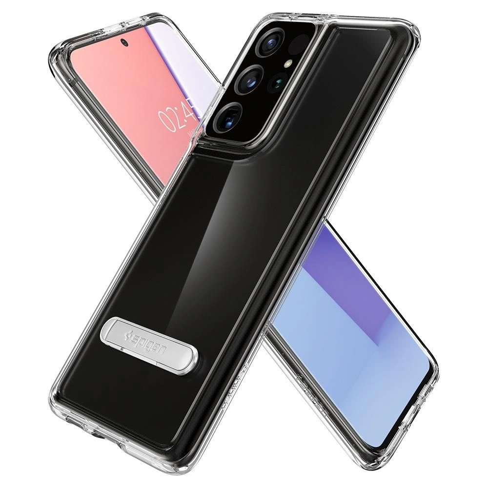 Wholesale Spigen Ultra Hybrid S Samsung Galaxy S21 Ultra Crystal Clear - SPN1453BLK - {ean13} - Hurt