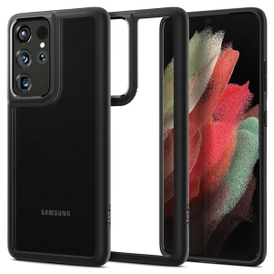 Etui Spigen Ultra Hybrid Galaxy S21 Ultra Matte Black
