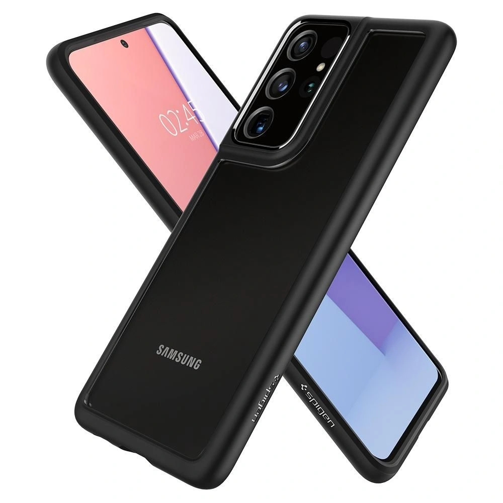 Hurtownia GSM - Etui Spigen Ultra Hybrid Samsung Galaxy S21 Ultra Matte Black - SPN1454BLK - {ean13} - Hurt