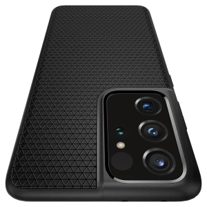 Hurtownia GSM - Etui Spigen Liquid Air Samsung Galaxy S21 Ultra Matte Black - SPN1456BLK - {ean13} - Hurt