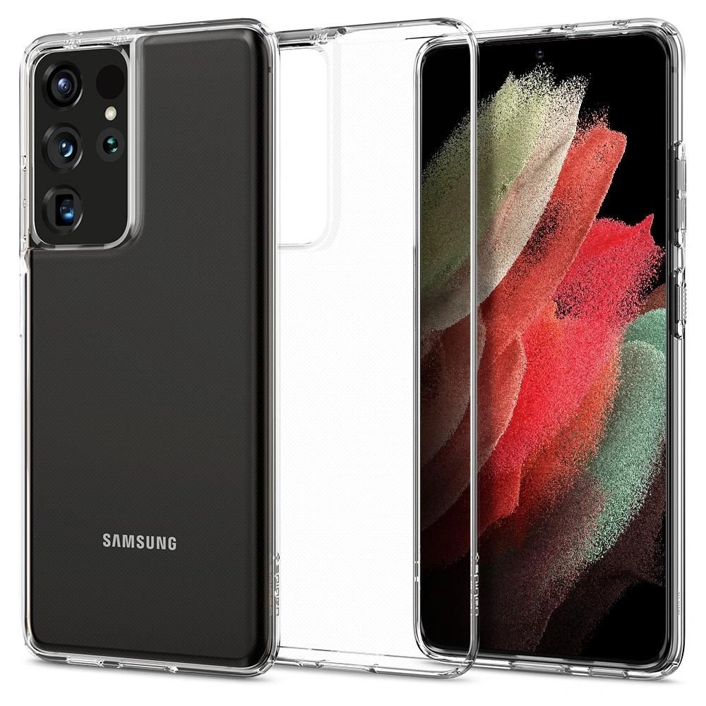 Hurtownia GSM - Etui Spigen Liquid Crystal Samsung Galaxy S21 Ultra Crystal Clear - SPN1458CLR - {ean13} - Hurt