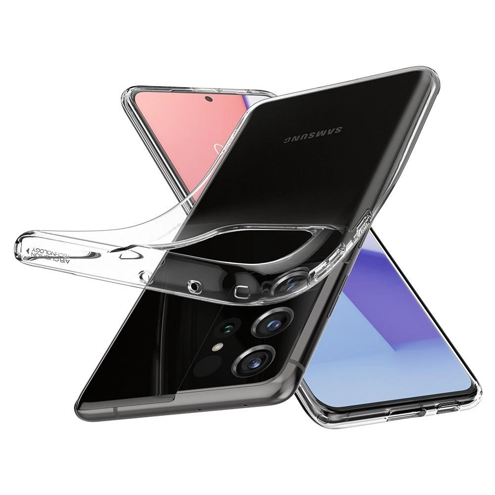 Hurtownia GSM - Etui Spigen Liquid Crystal Samsung Galaxy S21 Ultra Crystal Clear - SPN1458CLR - {ean13} - Hurt