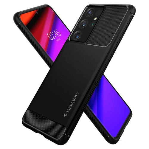 Etui Spigen Rugged Armor Galaxy S21 Ultra Matte Black