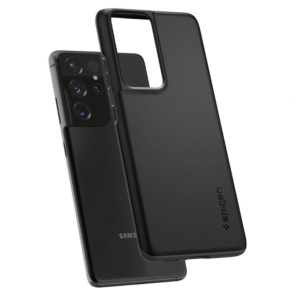 Hurtownia GSM - Etui Spigen Thin Fit Samsung Galaxy S21 Ultra Black - SPN1460BLK - {ean13} - Hurt