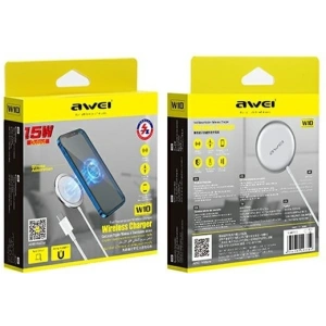 AWEI W10 MagSafe Wireless Charger 15W white