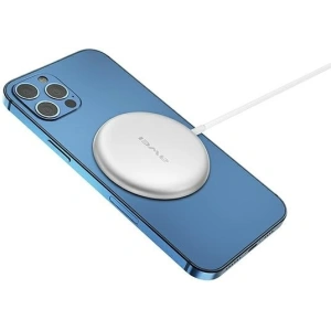 Ładowarka bezprzewodowa AWEI W10 MagSafe 15W biały/white