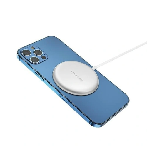 Ładowarka bezprzewodowa AWEI W10 MagSafe 15W biały/white