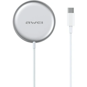 Wholesale AWEI W10 MagSafe Wireless Charger 15W white - AWEI060WHT - {ean13} - Hurt
