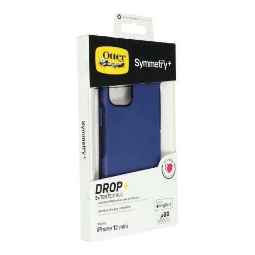 Etui OtterBox Symmetry Plus iPhone 12 mini kompatybilna z MagSafe (Navy Captain Blue)