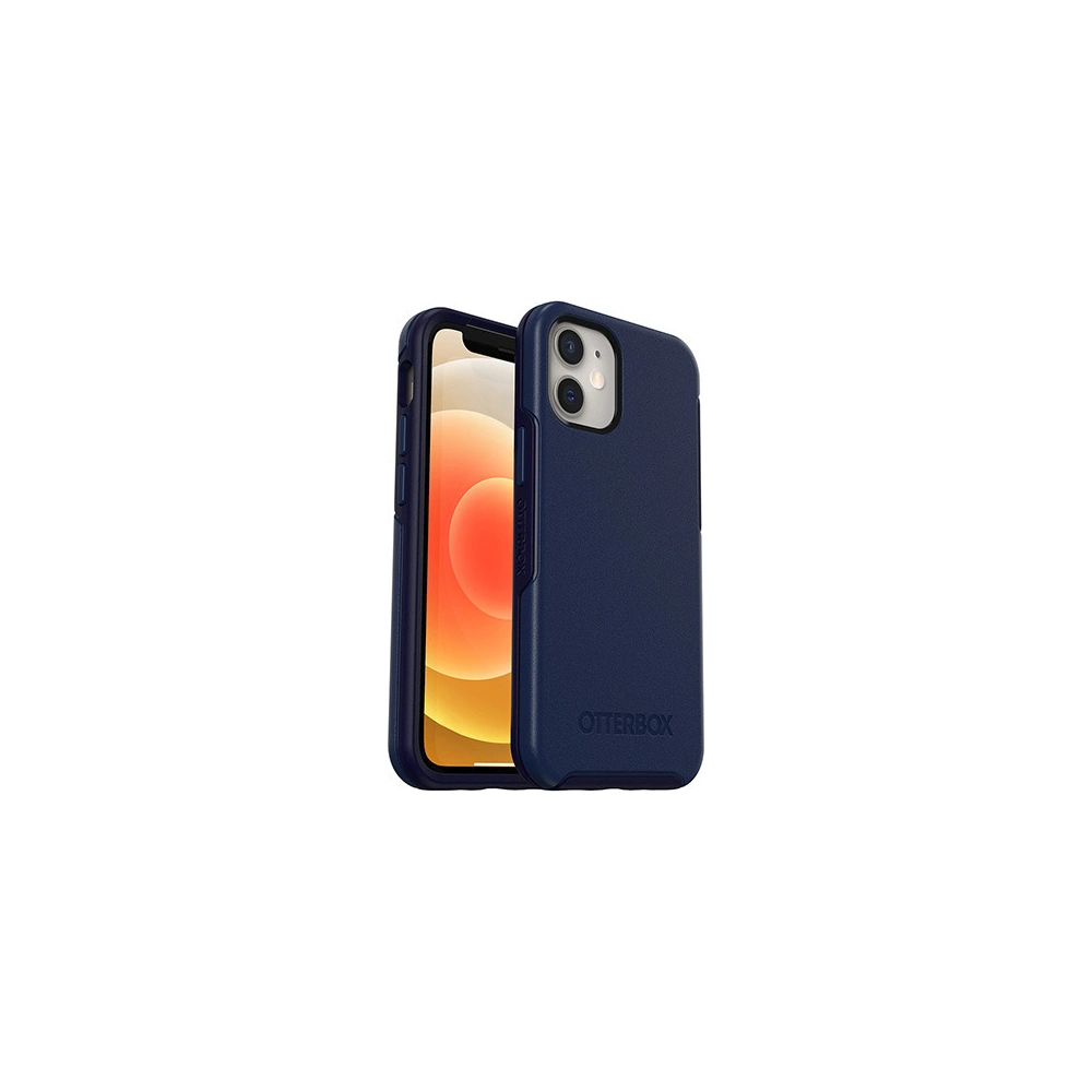 Hurtownia GSM - Etui OtterBox Symmetry Plus iPhone 12 mini kompatybilna z MagSafe (Navy Captain Blue) - OTB130BLU - {ean13} - Hurt
