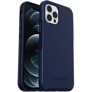 Hurtownia GSM - Etui OtterBox Symmetry Plus iPhone 12/12 Pro kompatybilna z MagSafe (Navy Captain Blue) - OTB129BLU - {ean13} - Hurt