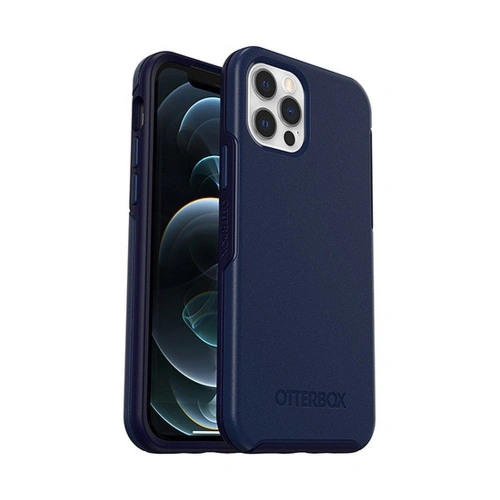 Etui OtterBox Symmetry Plus iPhone 12/12 Pro kompatybilna z MagSafe (Navy Captain Blue)