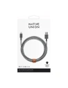 Kabel Native Union Belt Cable Lightning ze skórzanym zapięciem 3m (zebra)