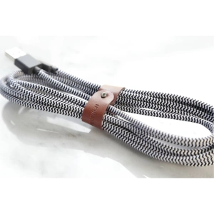 Hurtownia GSM - Kabel Native Union Belt Cable Lightning ze skórzanym zapięciem 3m (zebra) - NTU083ZEB - {ean13} - Hurt