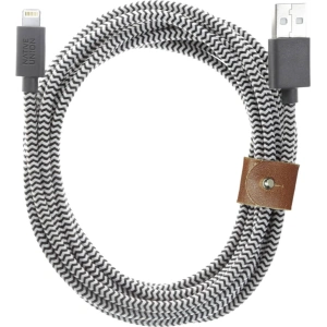 Hurtownia GSM - Kabel Native Union Belt Cable Lightning ze skórzanym zapięciem 3m (zebra) - NTU083ZEB - {ean13} - Hurt