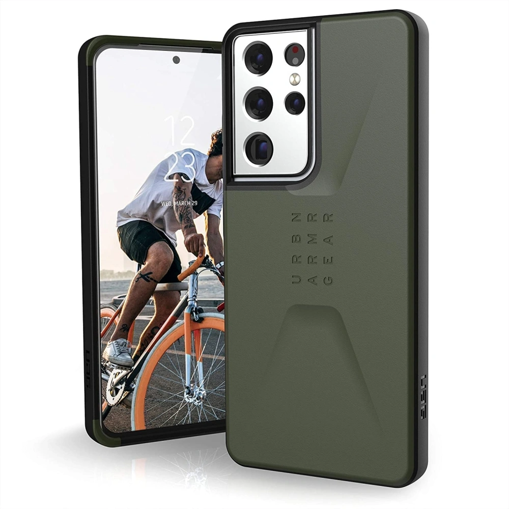 Wholesale UAG Urban Armor Gear Civilian Samsung Galaxy S21 Ultra 5G (olive) - UAG616OLV - {ean13} - Hurt