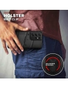 Hurtownia GSM - Pancerne etui Zizo Bolt Cover Samsung Galaxy S21 Ultra ze szkłem 9H na ekran + podstawka & uchwyt do paska (czarny) - ZIZ068BLK - {ean13} - Hurt
