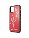 Hurtownia GSM - Etui Karl Lagerfeld KLHCN61DLKSRE Apple iPhone 11 czerwony/red hard case Signature Glitter - KLD440RED - {ean13} - Hurt