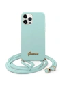 Etui Guess GUHCP12LLSCLMGLB Apple iPhone 12 Pro Max jasno niebieski/light blue hardcase Metal Logo Cord