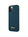 Hurtownia GSM - Etui Guess GUHCP12LLSLMGBL Apple iPhone 12 Pro Max niebieski/blue hardcase Metal Logo Script - GUE831BLU - {ean13} - Hurt