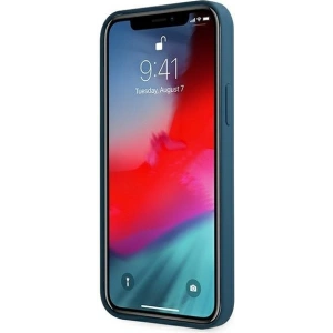 Hurtownia GSM - Etui Guess GUHCP12LLSLMGBL Apple iPhone 12 Pro Max niebieski/blue hardcase Metal Logo Script - GUE831BLU - {ean13} - Hurt