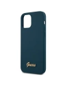 Hurtownia GSM - Etui Guess GUHCP12LLSLMGBL Apple iPhone 12 Pro Max niebieski/blue hardcase Metal Logo Script - GUE831BLU - {ean13} - Hurt