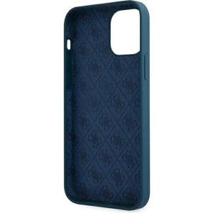 Hurtownia GSM - Etui Guess GUHCP12LLSLMGBL Apple iPhone 12 Pro Max niebieski/blue hardcase Metal Logo Script - GUE831BLU - {ean13} - Hurt