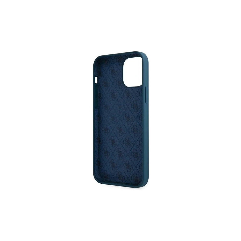Hurtownia GSM - Etui Guess GUHCP12LLSLMGBL Apple iPhone 12 Pro Max niebieski/blue hardcase Metal Logo Script - GUE831BLU - {ean13} - Hurt