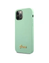 Hurtownia GSM - Etui Guess GUHCP12LLSLMGGN Apple iPhone 12 Pro Max zielony/green hardcase Metal Logo Script - GUE832GRN - {ean13} - Hurt
