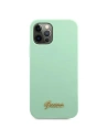 Hurtownia GSM - Etui Guess GUHCP12LLSLMGGN Apple iPhone 12 Pro Max zielony/green hardcase Metal Logo Script - GUE832GRN - {ean13} - Hurt
