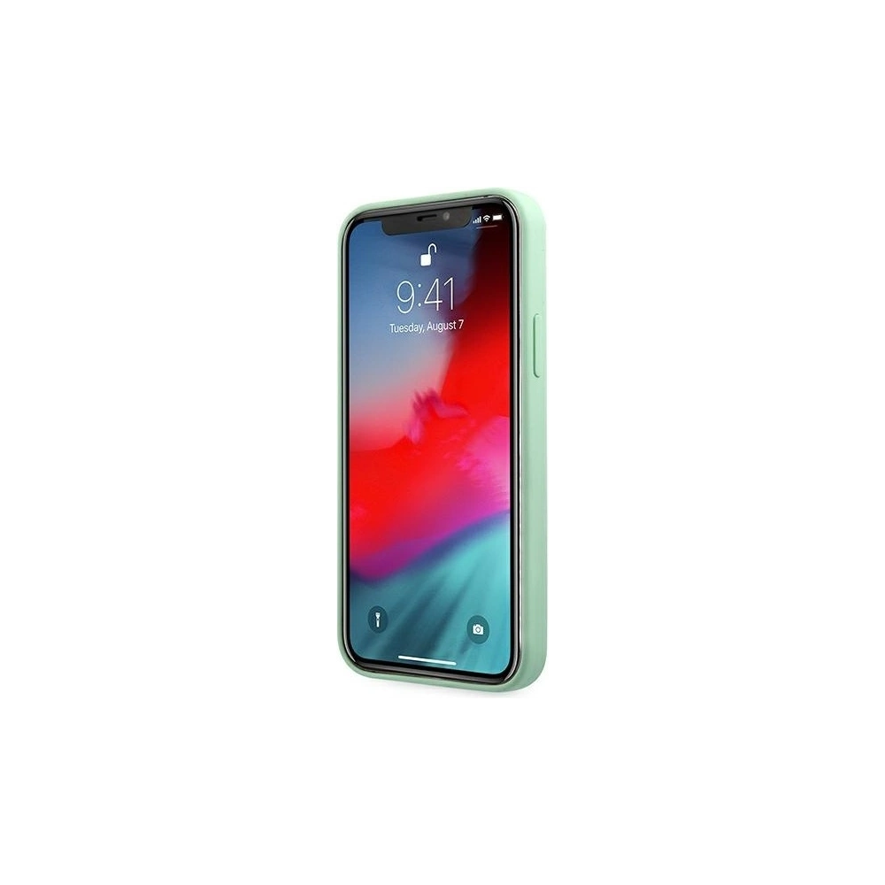 Hurtownia GSM - Etui Guess GUHCP12LLSLMGGN Apple iPhone 12 Pro Max zielony/green hardcase Metal Logo Script - GUE832GRN - {ean13} - Hurt