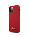 Hurtownia GSM - Etui Guess GUHCP12LLSLMGRE Apple iPhone 12 Pro Max czerwony/red hardcase Metal Logo Script - GUE833RED - {ean13} - Hurt