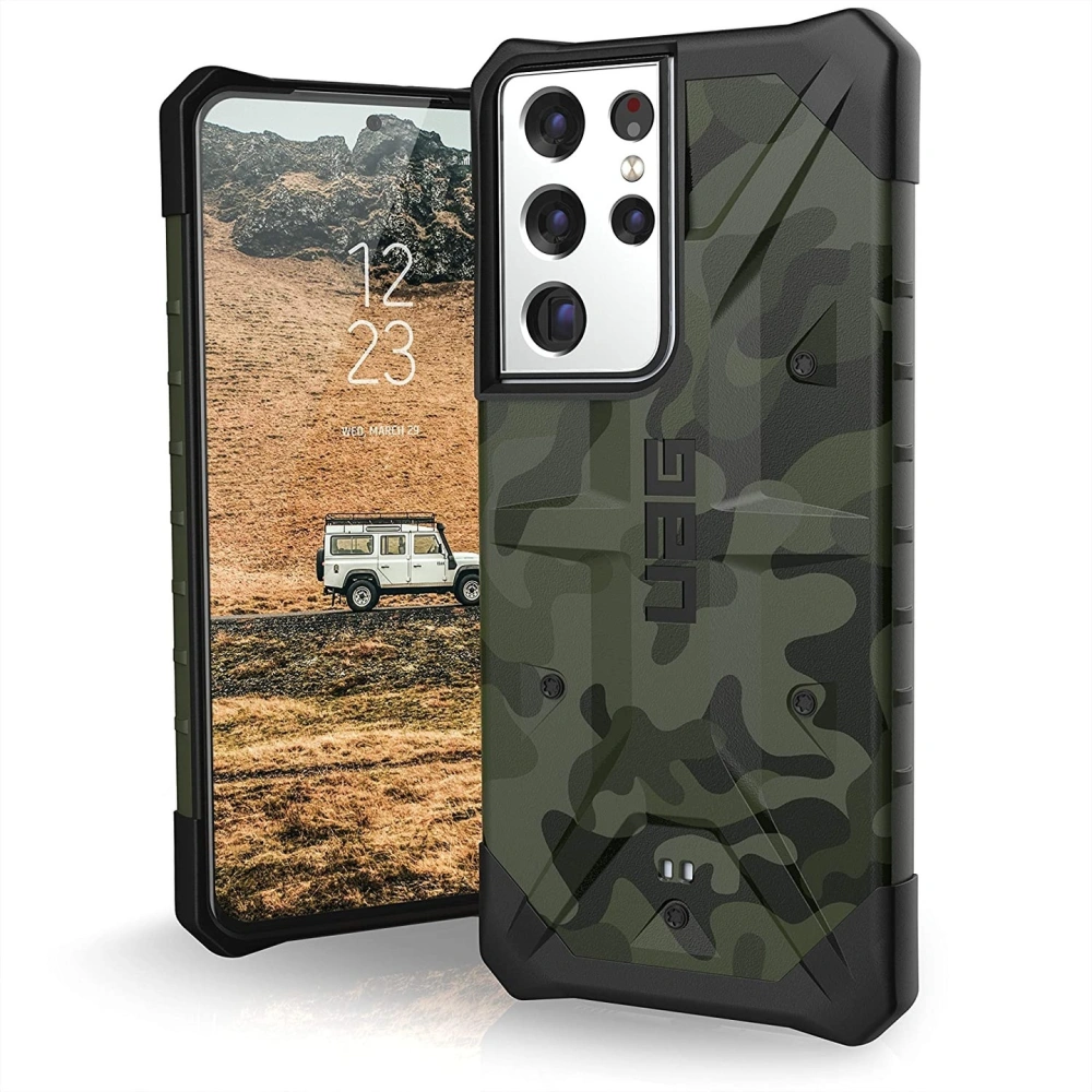 Hurtownia GSM - Etui UAG Urban Armor Gear Pathfinder Samsung Galaxy S21 Ultra 5G (forest camo) - UAG609CAMO - {ean13} - Hurt