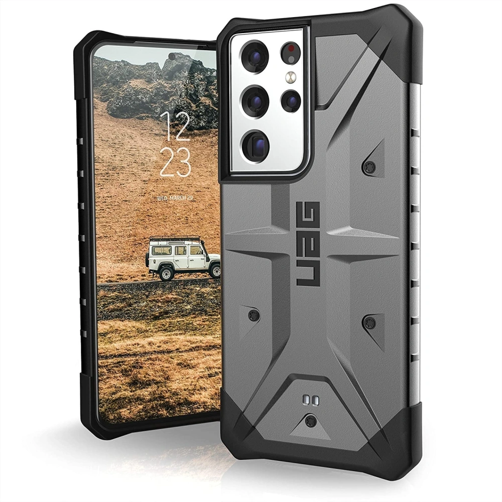 Hurtownia GSM - Etui UAG Urban Armor Gear Pathfinder Samsung Galaxy S21 Ultra 5G (silber) - UAG607SLV - {ean13} - Hurt