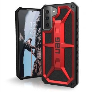 Hurtownia GSM - Etui UAG Urban Armor Gear Monarch Samsung Galaxy S21+ Plus 5G (krimson) - UAG589CRIM - {ean13} - Hurt