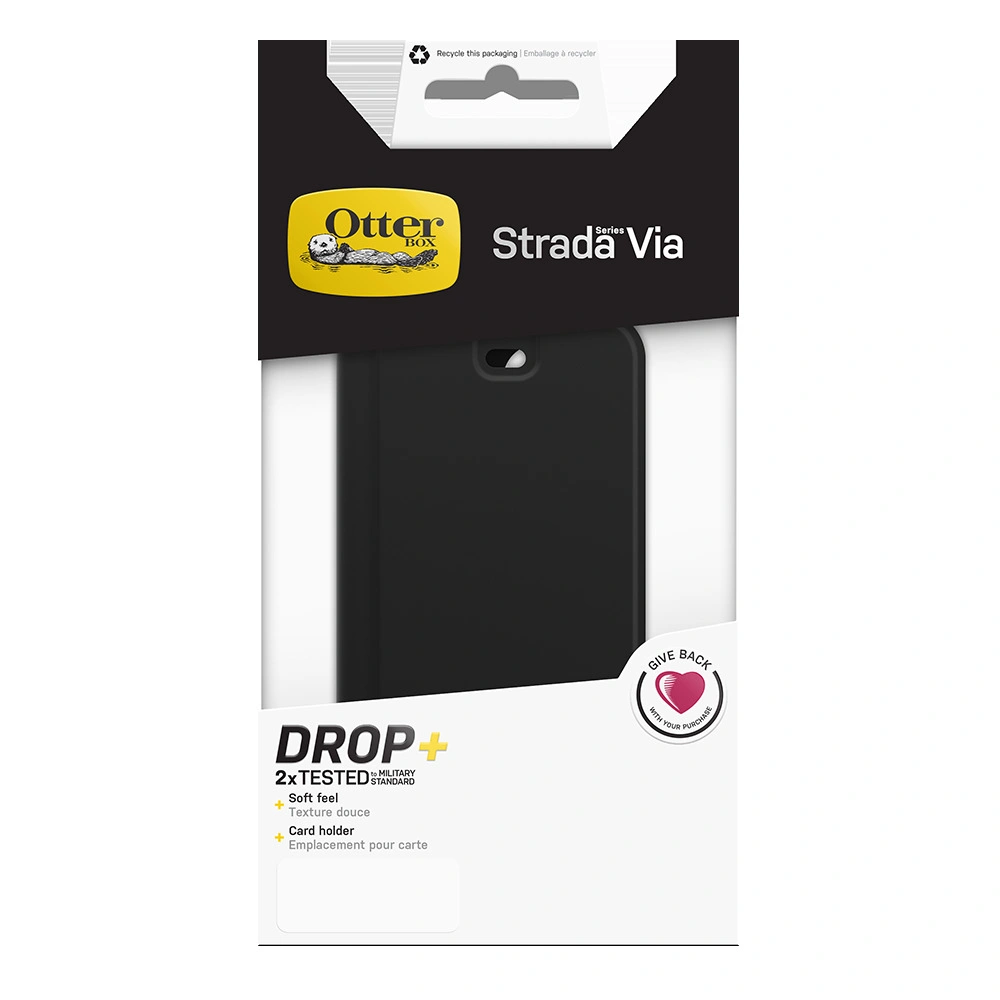 Hurtownia GSM - Etui OtterBox Strada Via Apple iPhone 12 mini (black) - OTB121BLK - {ean13} - Hurt