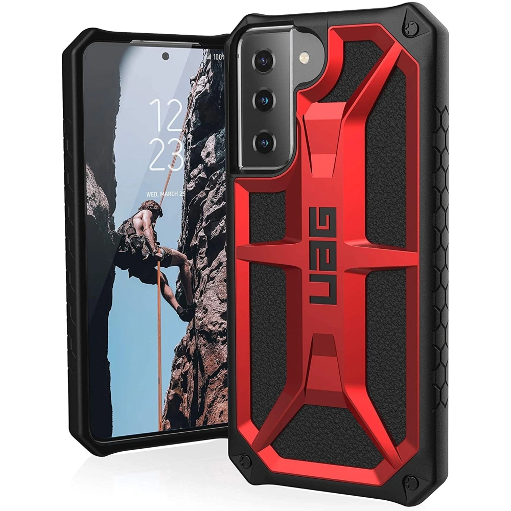Hurtownia GSM - Etui UAG Urban Armor Gear Monarch Samsung Galaxy S21 5G (crimson) - UAG565CRIM - {ean13} - Hurt