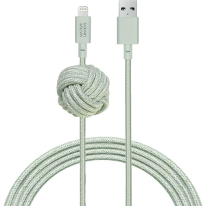 Hurtownia GSM - Kabel Native Union Night Cable Lightning z węzłem, 3m (sage) - NTU053SAGE - {ean13} - Hurt