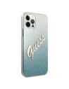 Hurtownia GSM - Etui Guess GUHCP12LPCUGLSBL Apple iPhone 12 Pro Max niebieski/blue hardcase Glitter Gradient Script - GUE836BLU - {ean13} - Hurt