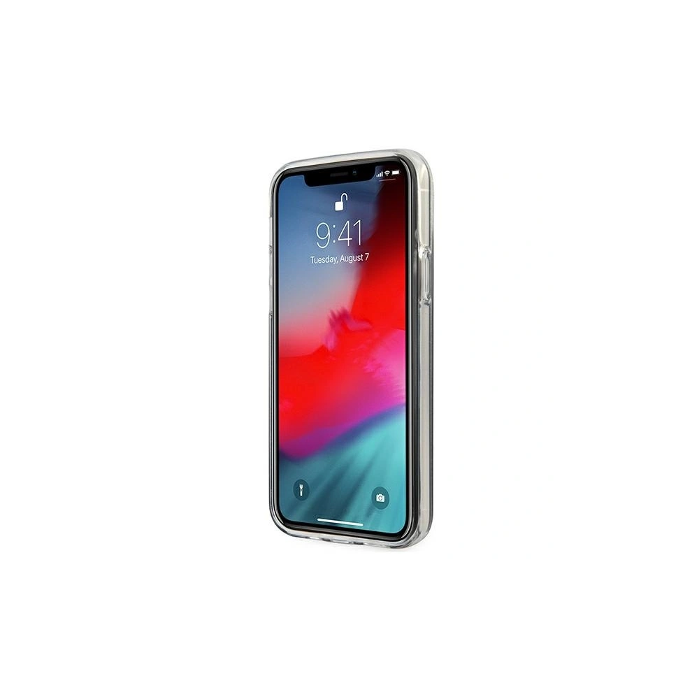 Hurtownia GSM - Etui Guess GUHCP12LPCUGLSBL Apple iPhone 12 Pro Max niebieski/blue hardcase Glitter Gradient Script - GUE836BLU - {ean13} - Hurt