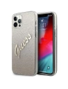 Etui Guess GUHCP12LPCUGLSGO Apple iPhone 12 Pro Max złoty/gold hardcase Glitter Gradient Script