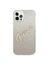 Hurtownia GSM - Etui Guess GUHCP12LPCUGLSGO Apple iPhone 12 Pro Max złoty/gold hardcase Glitter Gradient Script - GUE837GLD - {ean13} - Hurt