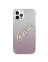 Hurtownia GSM - Etui Guess GUHCP12LPCUGLSPI Apple iPhone 12 Pro Max różowy/pink hardcase Glitter Gradient Script - GUE838PNK - {ean13} - Hurt
