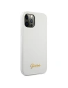 Hurtownia GSM - Etui Guess GUHCP12MLSLMGWH Apple iPhone 12/12 Pro biały/white hardcase Metal Logo Script - GUE847WHT - {ean13} - Hurt
